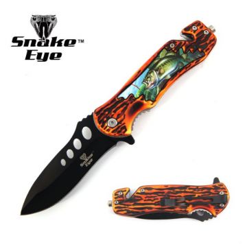 Snake Eye Tactical Wildlife Collection Spring Assist Knife SE-1083-7